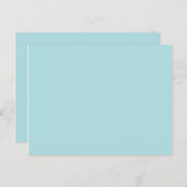 kleurpoeder blauw briefkaart (Voorkant / Achterkant)