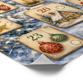 Kleurposter Oude Kersttelling Poster (Hoek)