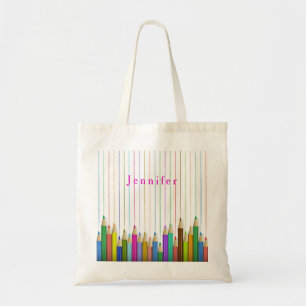 Kleurpotloden Aangepaste Rugzak Terug naar School Tote Bag