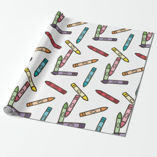 Kleurpotloden Cadeaupapier (Uitgerold)