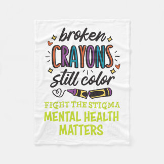 kleurpotloden kleuren nog steeds psychisch gezondh fleece deken