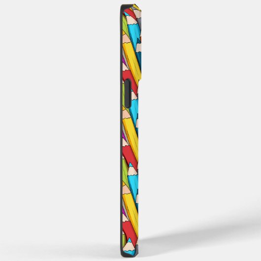 Kleurpotloden patroon Case-Mate iPhone case (Achterkant / Rechts)