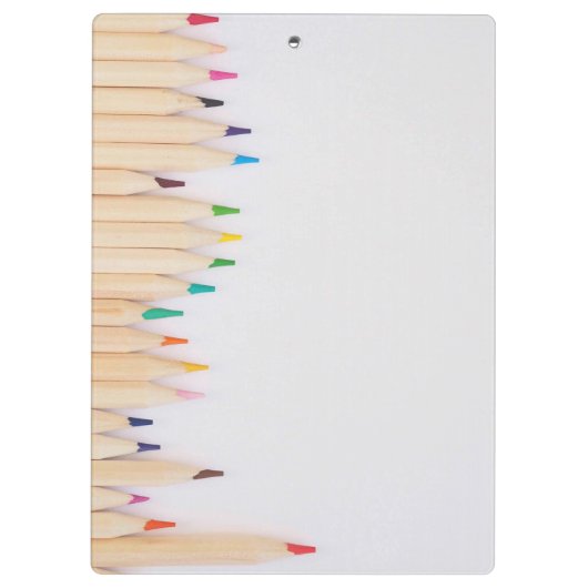 Kleurpotloden schattig Terug naar school Klembord (Achterkant)