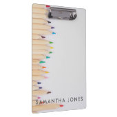 Kleurpotloden schattig Terug naar school Klembord (Rechts)