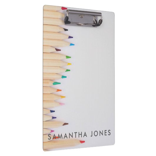 Kleurpotloden schattig Terug naar school Klembord (Rechts)