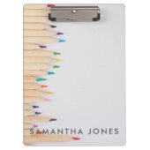 Kleurpotloden schattig Terug naar school Klembord (Voorkant)