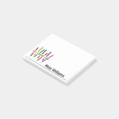 Kleurpotloden Vierde Klas Leraar  Post-it® Notes (Schuin)