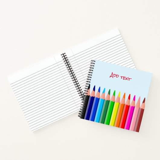 Kleurpotlood tekening notitieboek (Binnen)