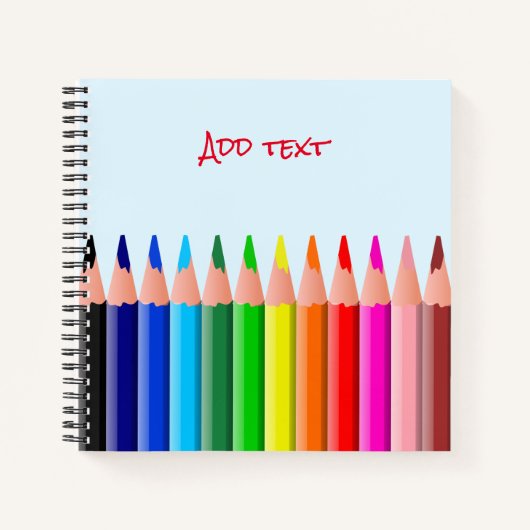 Kleurpotlood tekening notitieboek (Voorkant)