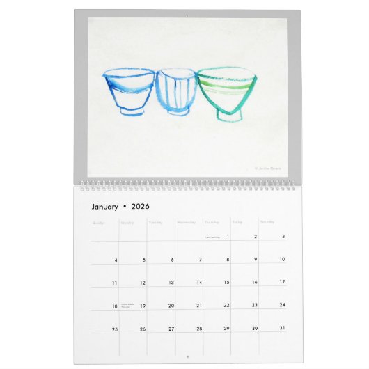 Kleurpotten Kalender (Jan 2026)