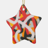 kleurrijk 0748 abstracte kunst keramisch ornament (Links)