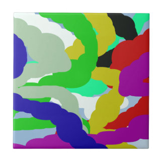 Kleurrijk 64329 Abstract ontwerp Tegeltje