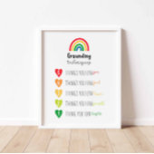 Kleurrijk aarding techniek poster