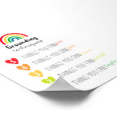 Kleurrijk aarding techniek poster (Hoek)