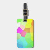 Kleurrijk Abstract Bagagelabel (Voorkant verticaal)
