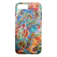Kleurrijk Abstract, bijtend Floral ontwerp