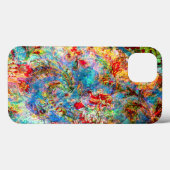 Kleurrijk Abstract, bijtend Floral ontwerp Case-Mate iPhone Case (Achterkant (horizontaal))