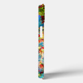 Kleurrijk Abstract, bijtend Floral ontwerp Case-Mate iPhone Case (Achterkant / Rechts)