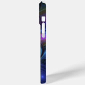 Kleurrijk Abstract blauw roze groen fractal Case-Mate iPhone Case (Achterkant / Links)