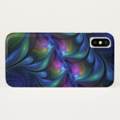 Kleurrijk Abstract blauw roze groen fractal Case-Mate iPhone Case (Achterkant (horizontaal))