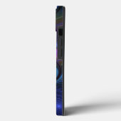 Kleurrijk Abstract blauw roze groen fractal Case-Mate iPhone Case (Achterkant / Links)