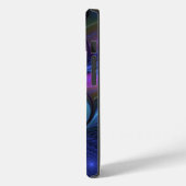 Kleurrijk Abstract blauw roze groen fractal Case-Mate iPhone Case (Achterkant / Links)