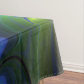 Kleurrijk Abstract blauw roze groen fractal Tafelkleed (Voorbeeld)