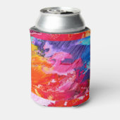 Kleurrijk Abstract Blikjeskoeler (Blikje Achterkant)