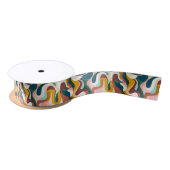 Kleurrijk abstract boho swirly vormpatroon lint (Spoel)