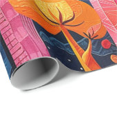 Kleurrijk Abstract boswikkelpapier Cadeaupapier (Rol Hoek)