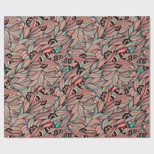 Kleurrijk Abstract Cadeaupapier (Vlak)