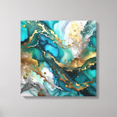 Kleurrijk Abstract Canvas Afdruk (Voorkant)