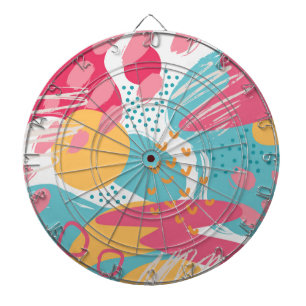 Kleurrijk Abstract Dartbord