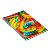 Kleurrijk Abstract Design notitieboek (Rechterzijde)