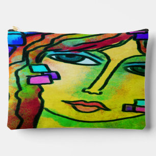 Kleurrijk Abstract digitaal schilderen Etui