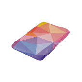 Kleurrijk Abstract driehoekspatroon Badmat (Gekanteld)