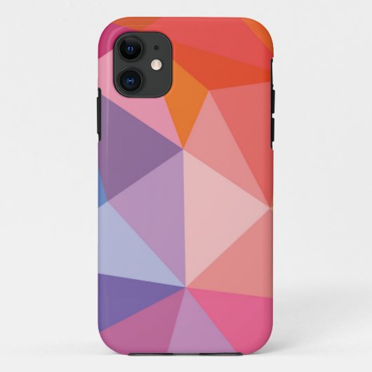 Kleurrijk Abstract driehoekspatroon Case-Mate iPhone Case (Achterkant)