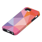 Kleurrijk Abstract driehoekspatroon Case-Mate iPhone Case (Onderkant)