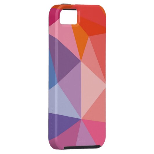 Kleurrijk Abstract driehoekspatroon Case-Mate iPhone Case (Back/Rechts)