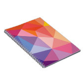 Kleurrijk Abstract driehoekspatroon Notitieboek (Rechterzijde)