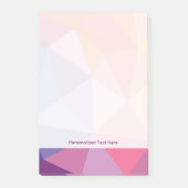 Kleurrijk Abstract driehoekspatroon Post-it® Notes (Voorkant)