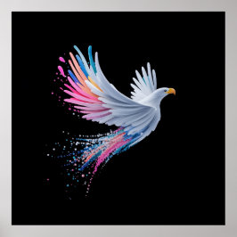 Kleurrijk Abstract Eagle Design Poster