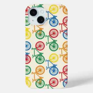 Kleurrijk Abstract Fiets Patroon Ontwerp