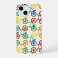 Kleurrijk Abstract Fiets Patroon Ontwerp