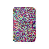 Kleurrijk Abstract Floral design Badmat (Voorkant Verticaal)