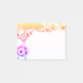 Kleurrijk Abstract Foral Post-it® Notes (Voorkant)