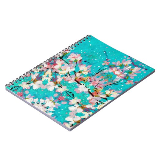 Kleurrijk Abstract geometrisch achtergrondpatroon Notitieboek (Linkerzijde)