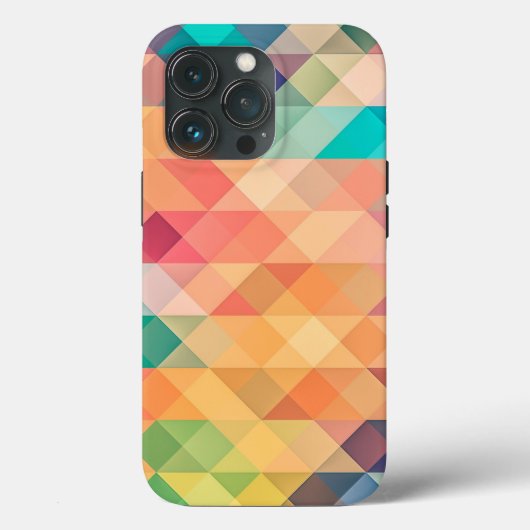 Kleurrijk Abstract geometrisch patroon Case-Mate iPhone Case (Achterkant)