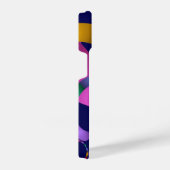 Kleurrijk Abstract geometrisch patroon iPhone Hoesje (Rechterkant)