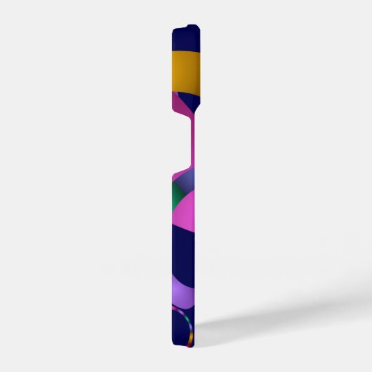 Kleurrijk Abstract geometrisch patroon iPhone Hoesje (Rechterkant)